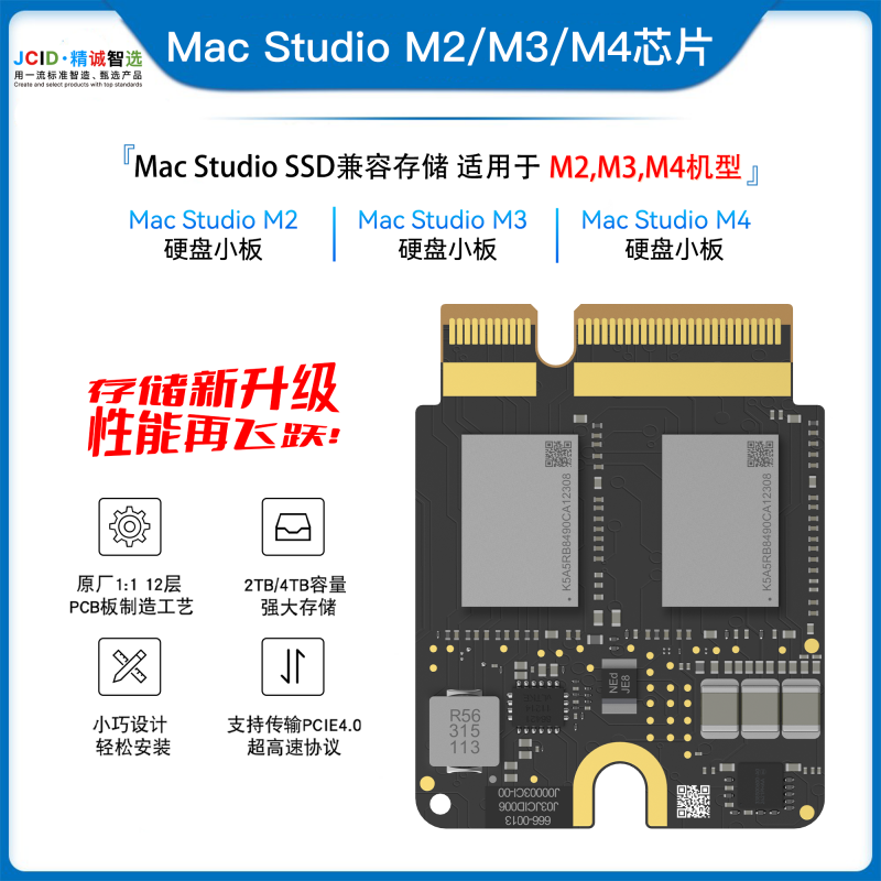 Mac Studio M2/M3/M4芯片